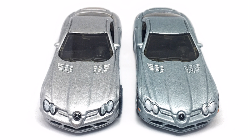 Illustration for article titled Matchbox Mercedes-Benz SLR McLaren. 2009 vs 2016